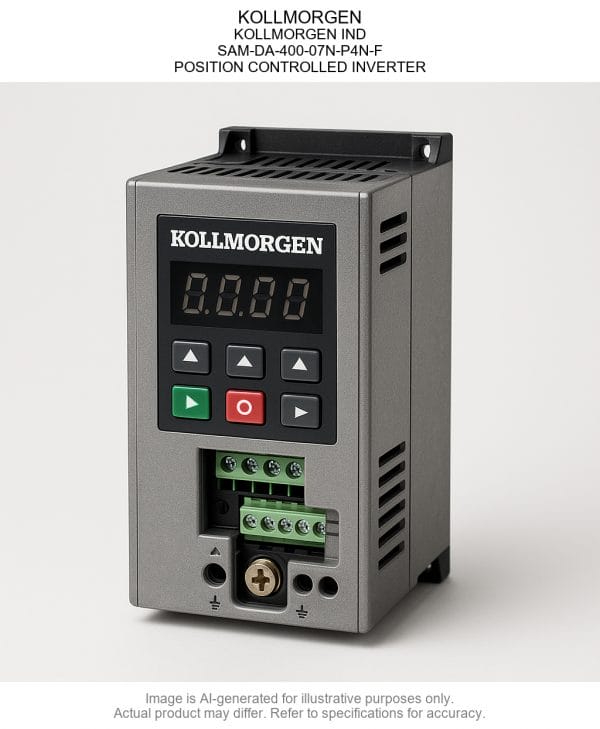 KOLLMORGEN; KOLLMORGEN IND; SAM-DA-400-07N-P4N-F; POSITION CONTROLLED INVERTER