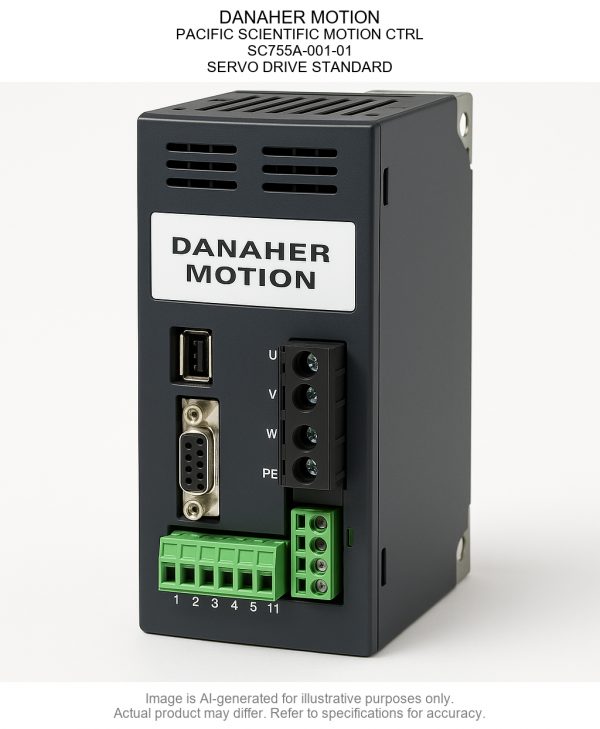 DANAHER MOTION; PACIFIC SCIENTIFIC MOTION CTRL; SC755A-001-01; SERVO DRIVE STANDARD