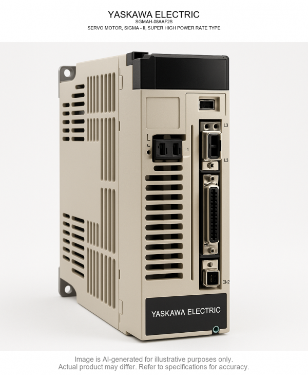 SGMAH-08AAF2S3.png YASKAWA ELECTRIC; SGMAH-08AAF2S; SERVO MOTOR