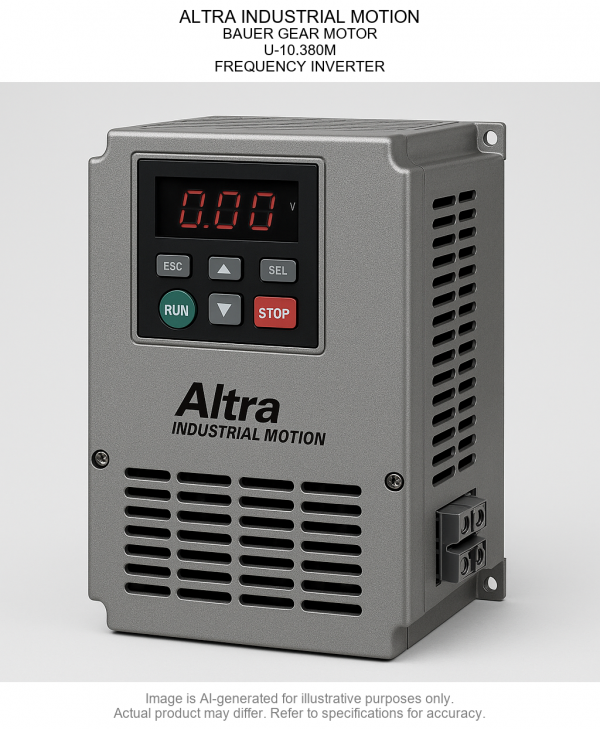 ALTRA INDUSTRIAL MOTION; BAUER GEAR MOTOR; U-10.380M; FREQUENCY INVERTER