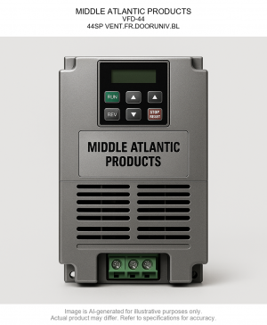 MIDDLE ATLANTIC PRODUCTS; Variable Frequency Drive-44; 44SP VENT.FR.DOORUNIV.BL