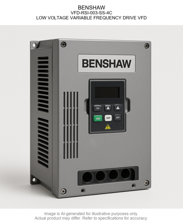 BENSHAW; Variable Frequency Drive-RSI-003-SS-4C; LOW VOLTAGE VARIABLE FREQUENCY DRIVE Variable Frequency Drive