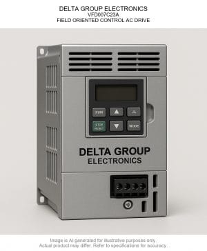 DELTA GROUP ELECTRONICS; Variable Frequency Drive007C23A; FIELD ORIENTED CONTROL AC DRIVE