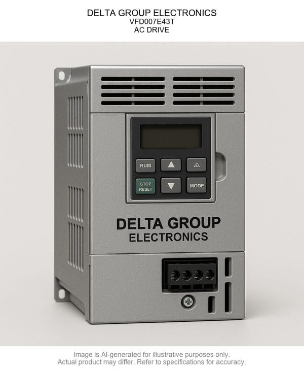 DELTA GROUP ELECTRONICS; Variable Frequency Drive007E43T; AC DRIVE
