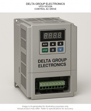 DELTA GROUP ELECTRONICS; Variable Frequency Drive110C43A; CONTROL AC DRIVE