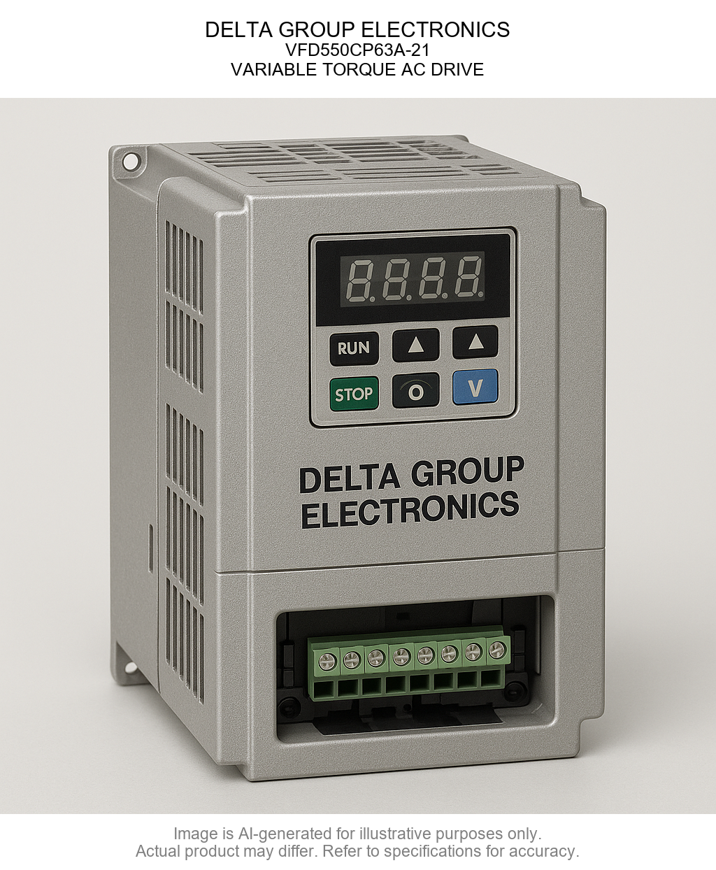 DELTA GROUP ELECTRONICS; Variable Frequency Drive550CP63A-21; VARIABLE TORQUE AC DRIVE