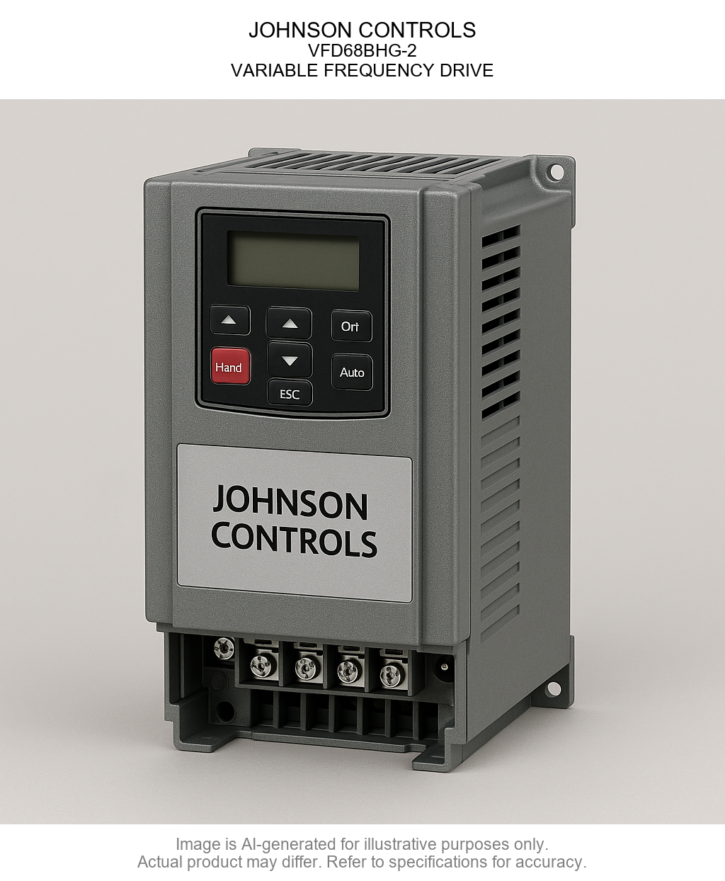 JOHNSON CONTROLS; Variable Frequency Drive68BHG-2; VARIABLE FREQUENCY DRIVE
