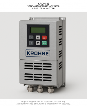 KROHNE; Variable Frequency DriveC404A0021C4101A0L1B000; LEVEL TRANSMITTER