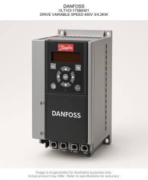 DANFOSS; VLT103-175B6401; DRIVE VARIABLE SPEED 460V 3/4.2KW