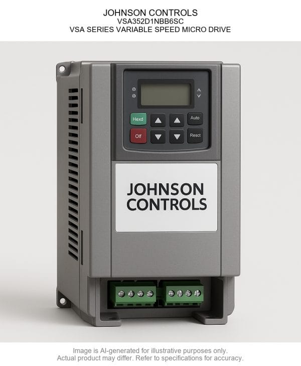 JOHNSON CONTROLS; VSA352D1NBB6SC; VSA SERIES VARIABLE SPEED MICRO DRIVE