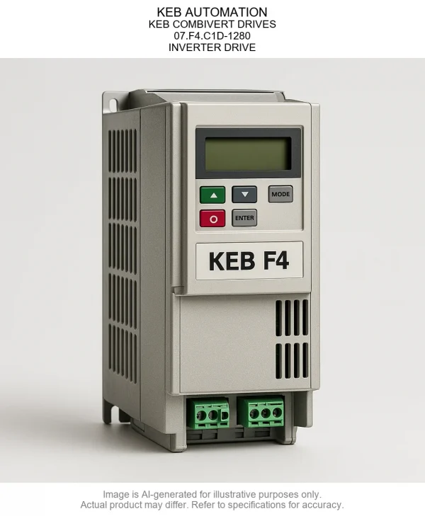 07.F4.C1D-1280.webp KEB AUTOMATION; KEB COMBIVERT DRIVES; 07.F4.C1D-1280; INVERTER DRIVE