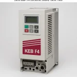 KEB AUTOMATION; KEB COMBIVERT DRIVES; 07.F4.C1D-UK02; DRIVE 8AMP 1PH 200-264VAC 50/60HZ 1.8KVA .75KW