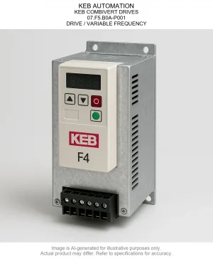 KEB AUTOMATION; KEB COMBIVERT DRIVES; 07.F5.B0A-P001; DRIVE / VARIABLE FREQUENCY