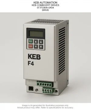 KEB AUTOMATION; KEB COMBIVERT DRIVES; 07.F5.B0A-UK04; DRIVE