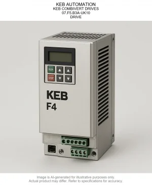 KEB AUTOMATION; KEB COMBIVERT DRIVES; 07.F5.B3A-UK10; DRIVE