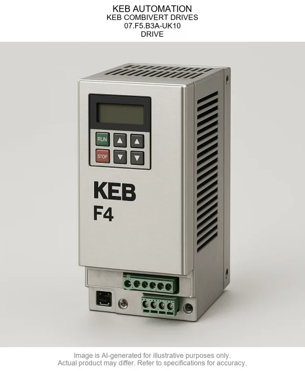 KEB AUTOMATION; KEB COMBIVERT DRIVES; 07.F5.B3A-UK10; DRIVE