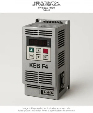 KEB AUTOMATION; KEB COMBIVERT DRIVES; 07F5B3A-RM00; DRIVE
