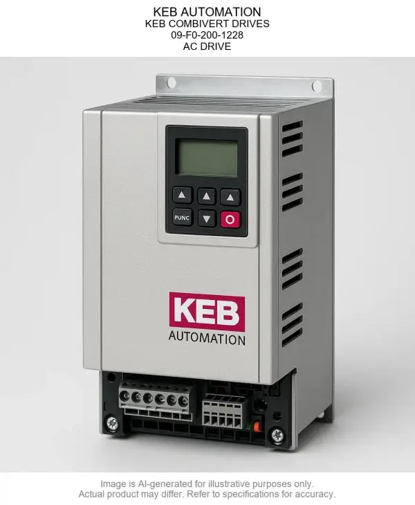 KEB AUTOMATION; KEB COMBIVERT DRIVES; 09-F0-200-1228; AC DRIVE