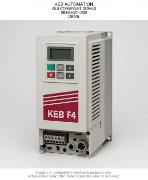 KEB AUTOMATION; KEB COMBIVERT DRIVES; 09.F0.R21-4000; DRIVE