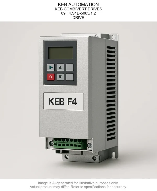 KEB AUTOMATION; KEB COMBIVERT DRIVES; 09.F4.S1D-5005/1.2; DRIVE