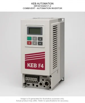 KEB AUTOMATION; 09F4S1D4A01/1.2; COMBIVERT - AUTOMATION INVERTOR