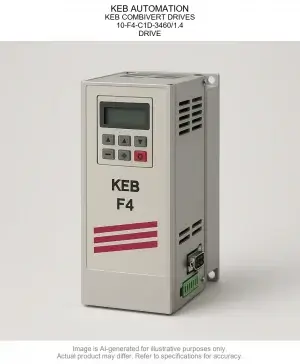 KEB AUTOMATION; KEB COMBIVERT DRIVES; 10-F4-C1D-3460/1.4; DRIVE