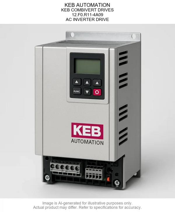 KEB AUTOMATION; KEB COMBIVERT DRIVES; 12.F0.R11-4A09; AC INVERTER DRIVE