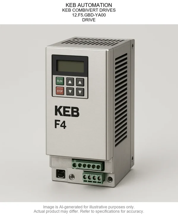 KEB AUTOMATION; KEB COMBIVERT DRIVES; 12.F5.GBD-YA00; DRIVE