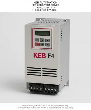 KEB AUTOMATION; KEB COMBIVERT DRIVES; 13.F4.C1D-3410/1.4; FREQUENCY INVERTER
