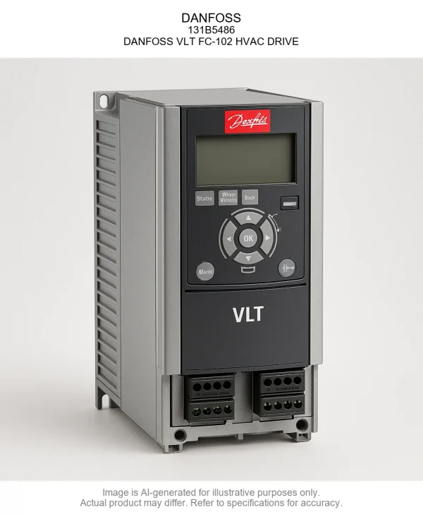 131B5486.webp DANFOSS; 131B5486; DANFOSS VLT FC-102 HVAC DRIVE