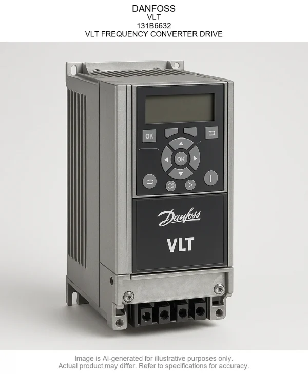 131B6632.webp DANFOSS; VLT; 131B6632; VLT FREQUENCY CONVERTER DRIVE