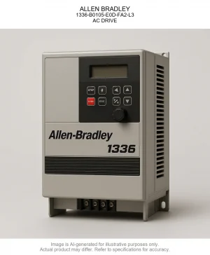 ALLEN BRADLEY; 1336-B0105-E0D-FA2-L3; AC DRIVE