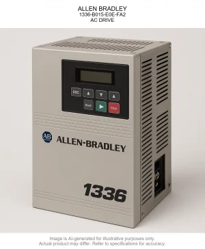 ALLEN BRADLEY; 1336-B015-E0E-FA2; AC DRIVE