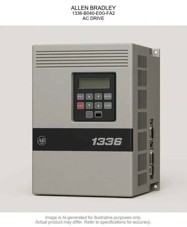 ALLEN BRADLEY; 1336-B040-E0G-FA2; AC DRIVE