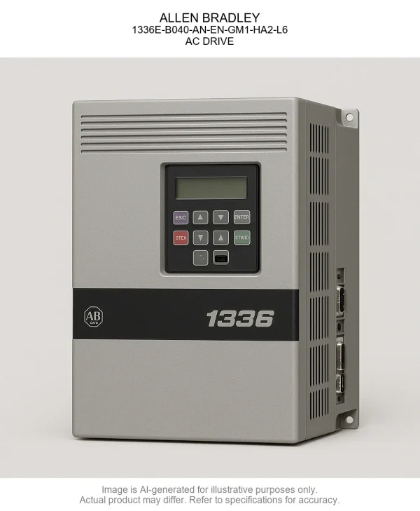 1336E-B040-AN-EN-GM1-HA2-L6.webp ALLEN BRADLEY; 1336E-B040-AN-EN-GM1-HA2-L6; AC DRIVE