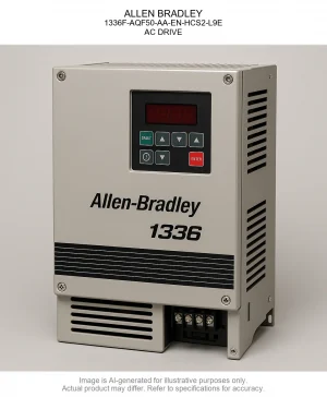 ALLEN BRADLEY; 1336F-AQF50-AA-EN-HCS2-L9E; AC DRIVE