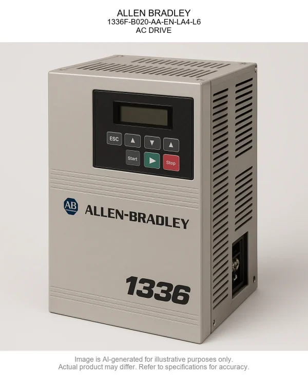 ALLEN BRADLEY; 1336F-B020-AA-EN-LA4-L6; AC DRIVE