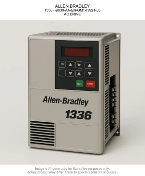 ALLEN BRADLEY; 1336F-B030-AA-EN-GM1-HAS1-L6; AC DRIVE
