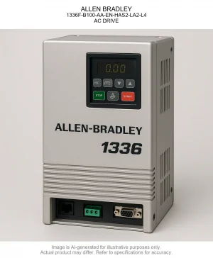ALLEN BRADLEY; 1336F-B100-AA-EN-HAS2-LA2-L4; AC DRIVE