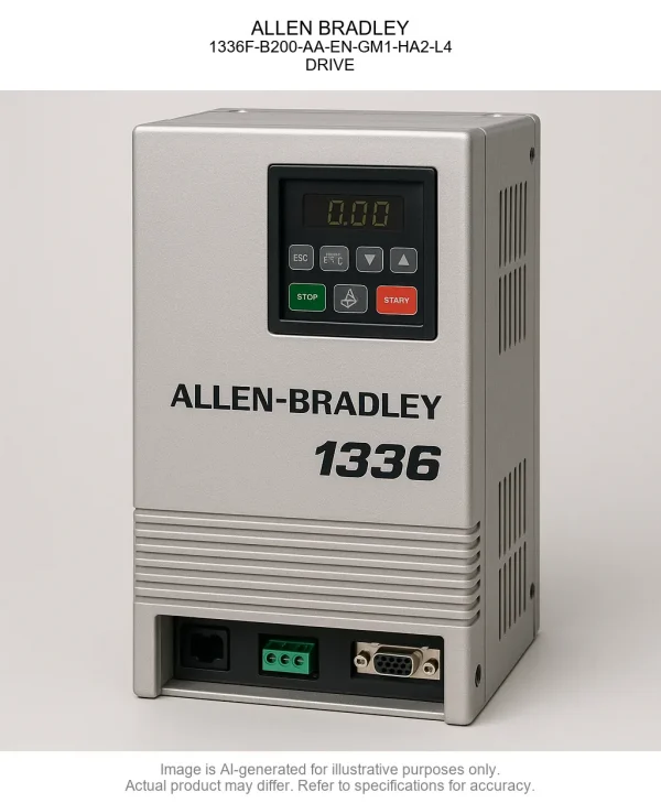 ALLEN BRADLEY; 1336F-B200-AA-EN-GM1-HA2-L4; DRIVE