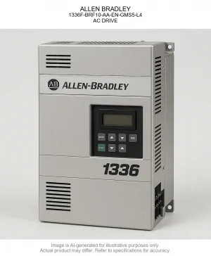 ALLEN BRADLEY; 1336F-BRF10-AA-EN-GMS5-L4; AC DRIVE