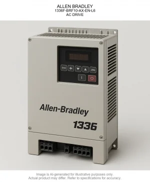 ALLEN BRADLEY; 1336F-BRF10-AX-EN-L6; AC DRIVE