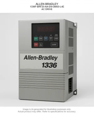ALLEN BRADLEY; 1336F-BRF20-AA-EN-GMS5-L4E; AC DRIVE