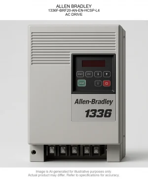 ALLEN BRADLEY; 1336F-BRF20-AN-EN-HCSP-L4; AC DRIVE
