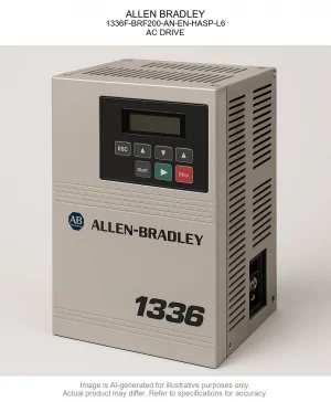 ALLEN BRADLEY; 1336F-BRF200-AN-EN-HASP-L6; AC DRIVE
