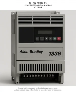ALLEN BRADLEY; 1336F-BRF50-AA-EN-HAS2-LA4; AC DRIVE