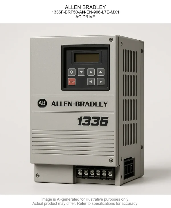 ALLEN BRADLEY; 1336F-BRF50-AN-EN-906-L7E-MX1; AC DRIVE
