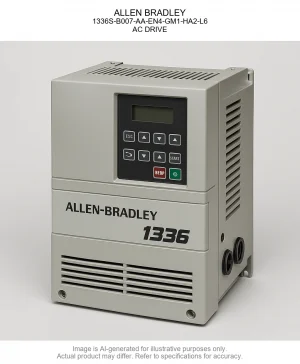 ALLEN BRADLEY; 1336S-B007-AA-EN4-GM1-HA2-L6; AC DRIVE