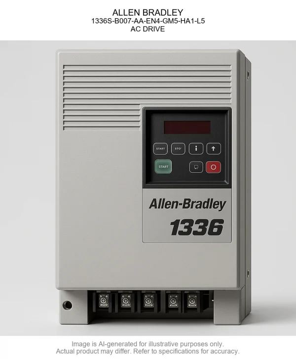 ALLEN BRADLEY; 1336S-B007-AA-EN4-GM5-HA1-L5; AC DRIVE