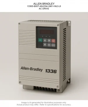 ALLEN BRADLEY; 1336S-B007-AN-EN4-GM1-HA2-L6; AC DRIVE